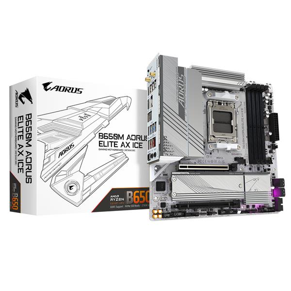 Gigabyte GA-B650M-AORUS Elite AX Ice (AM5) (D)